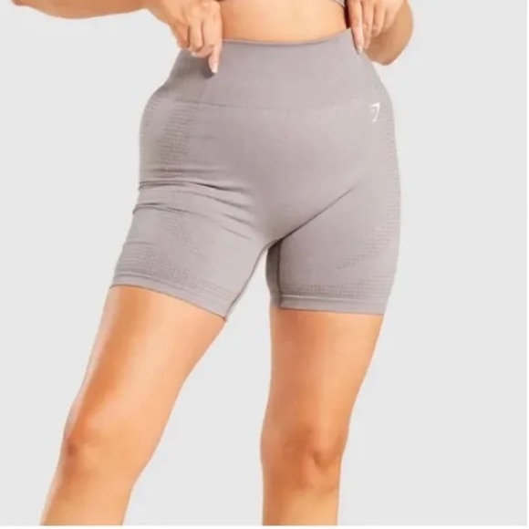 Gymshark Pants - NWOT Gymshark Vital Seamless Shorts in Taupe Marl - XL